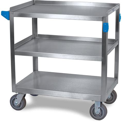 Stainless Steel Utility Cart With Cabinet 